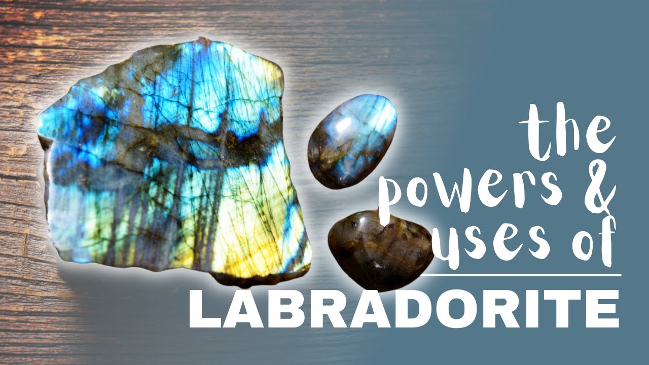 Labradorite stone properties and applications visual guide.
